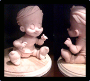 first maquette based on my 2-d animation of Billy